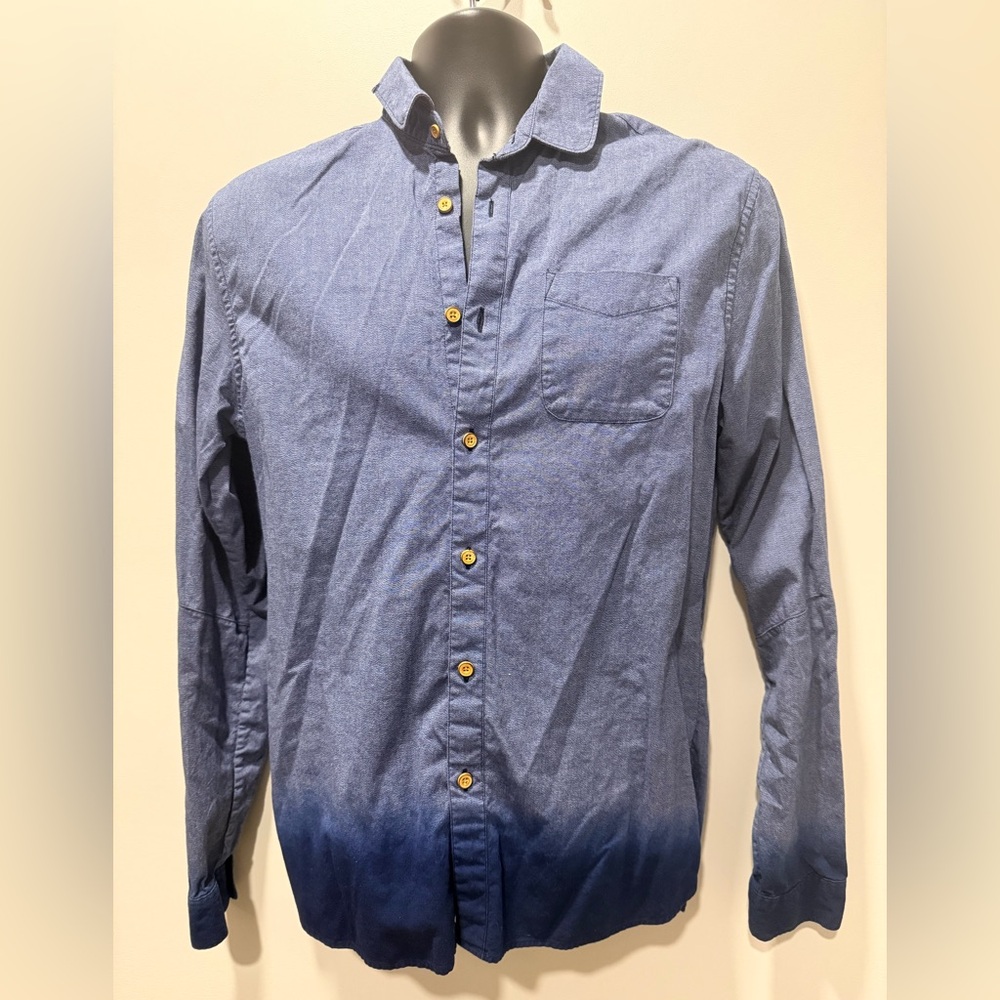 Scotch & Soda Blue Ombre Men's Shirt